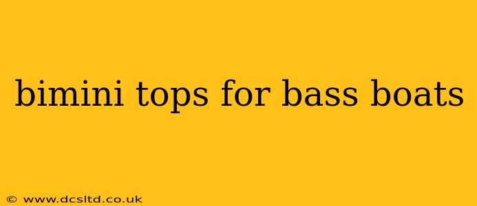 bimini tops for bass boats