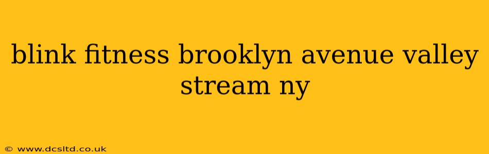 blink fitness brooklyn avenue valley stream ny