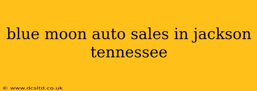 blue moon auto sales in jackson tennessee