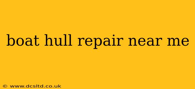 boat hull repair near me
