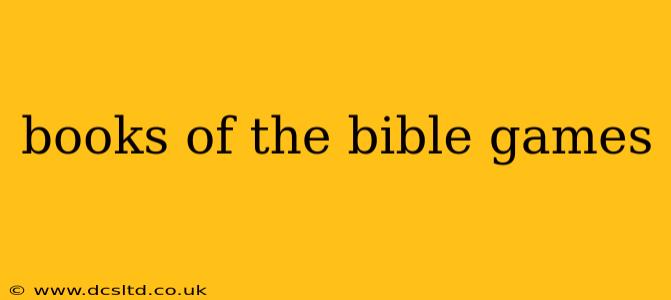 books of the bible games
