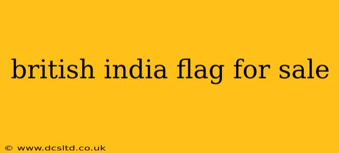 british india flag for sale