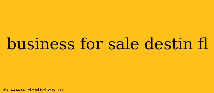 business for sale destin fl
