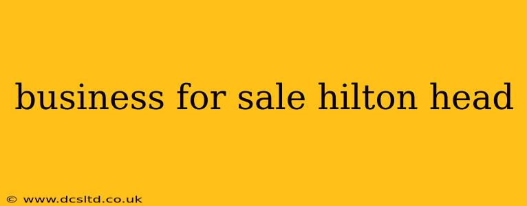 business for sale hilton head