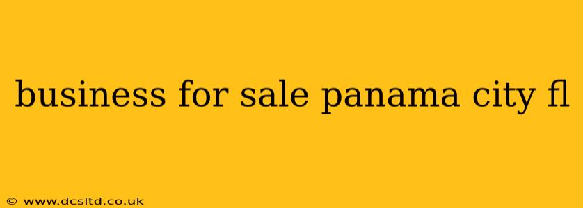 business for sale panama city fl
