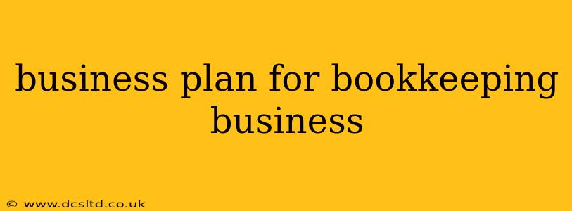 business plan for bookkeeping business