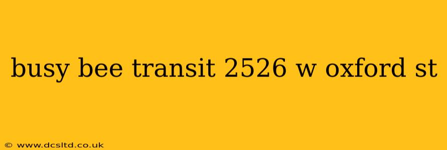 busy bee transit 2526 w oxford st