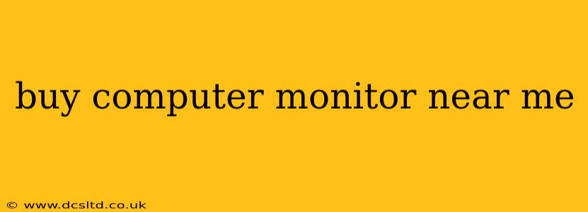 buy computer monitor near me