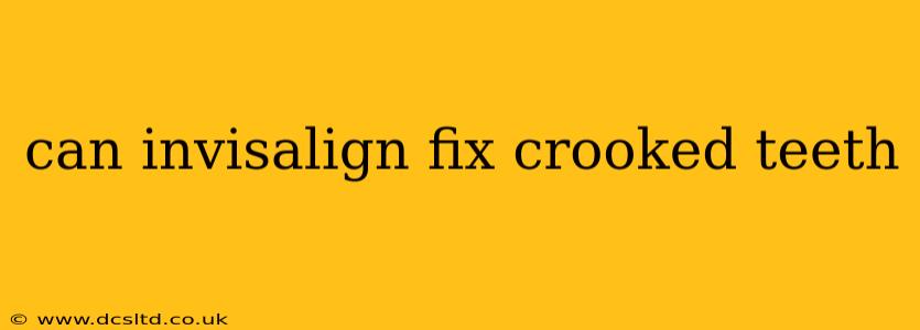 can invisalign fix crooked teeth