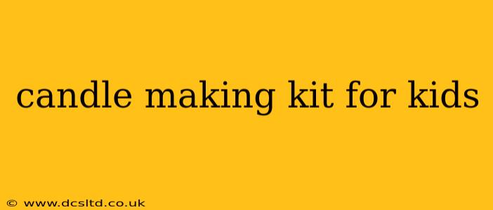 candle making kit for kids