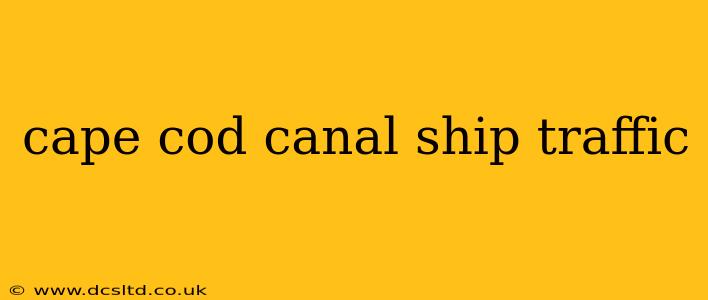 cape cod canal ship traffic