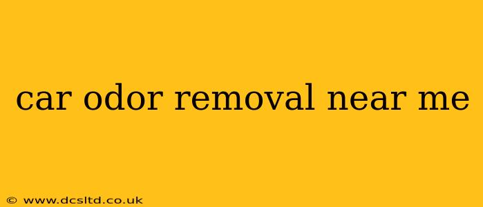 car odor removal near me
