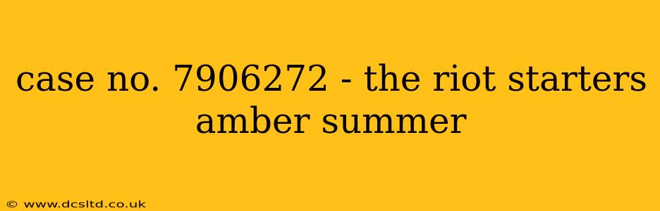 case no. 7906272 - the riot starters amber summer
