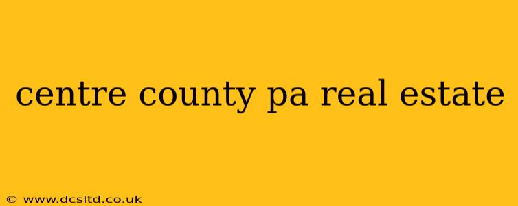 centre county pa real estate