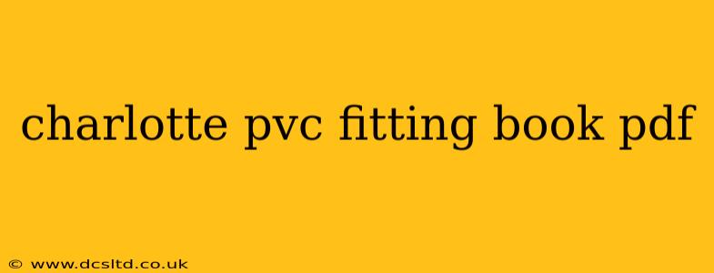 charlotte pvc fitting book pdf