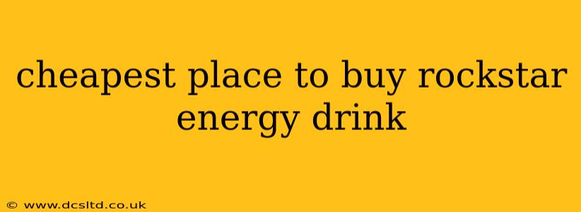 cheapest place to buy rockstar energy drink
