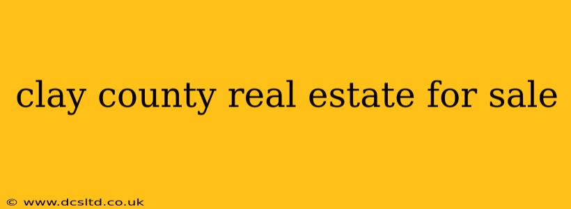 clay county real estate for sale