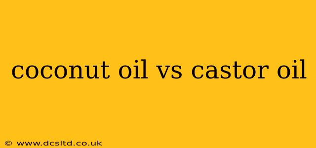 coconut oil vs castor oil