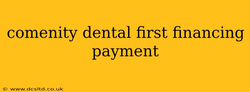 comenity dental first financing payment