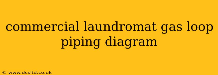 commercial laundromat gas loop piping diagram