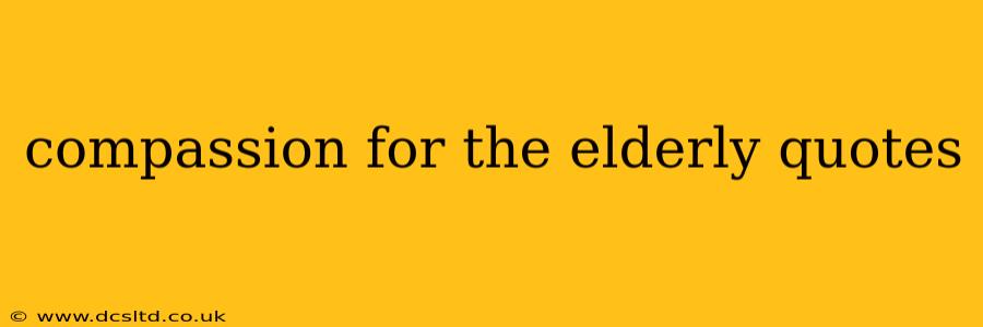 compassion for the elderly quotes