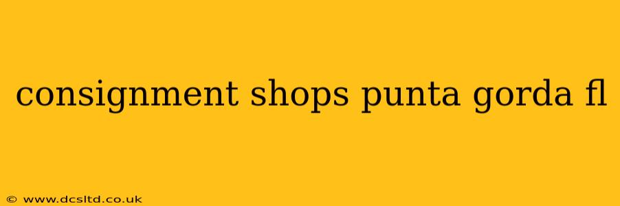 consignment shops punta gorda fl