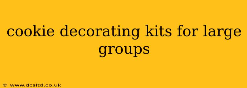 cookie decorating kits for large groups