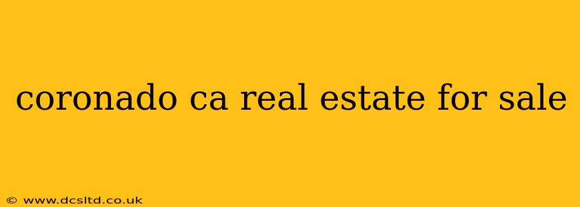 coronado ca real estate for sale
