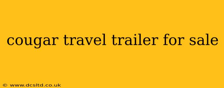 cougar travel trailer for sale
