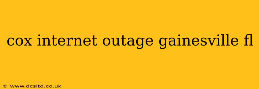 cox internet outage gainesville fl