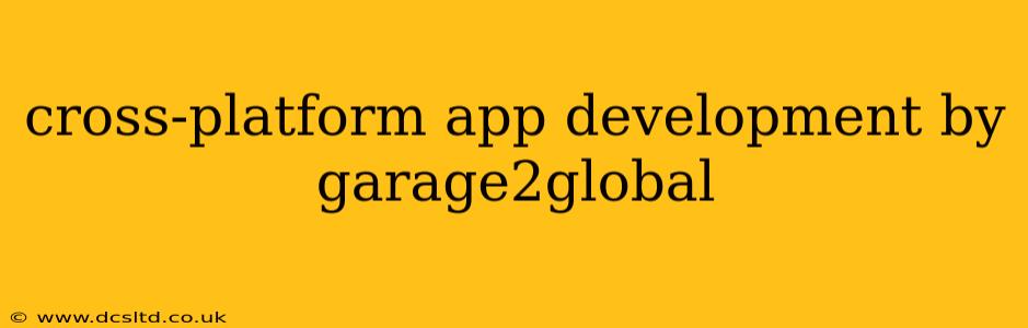 cross-platform app development by garage2global