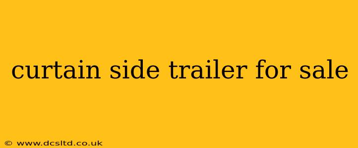 curtain side trailer for sale