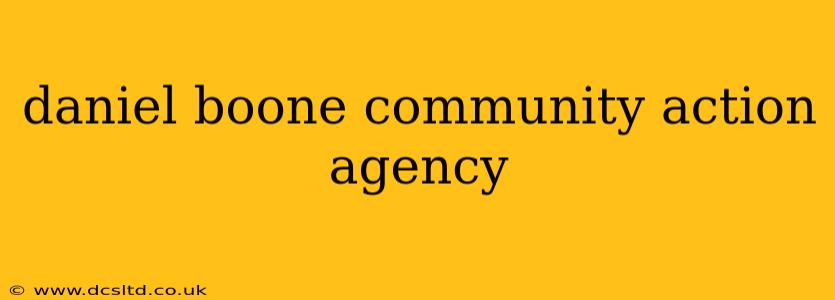 daniel boone community action agency