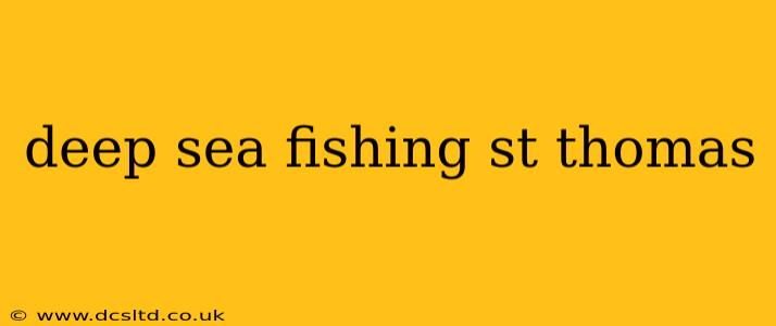 deep sea fishing st thomas