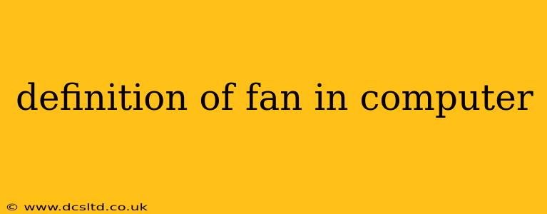 definition of fan in computer