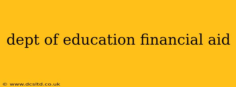dept of education financial aid