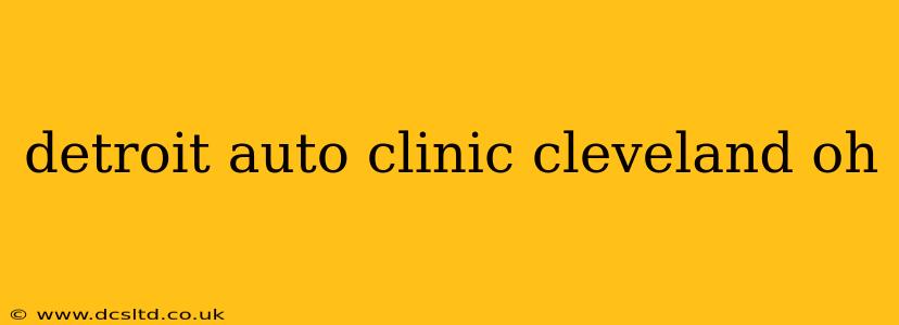 detroit auto clinic cleveland oh