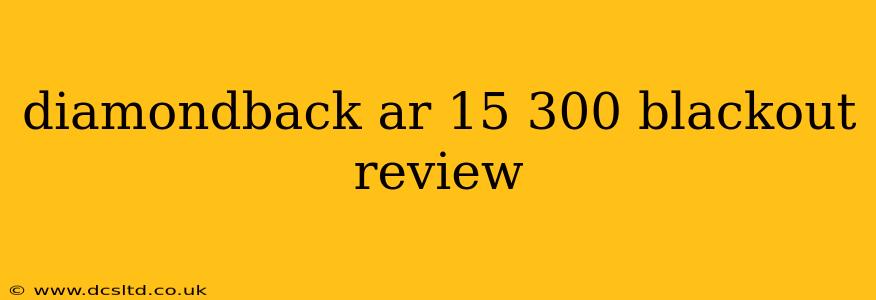 diamondback ar 15 300 blackout review