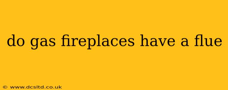 do gas fireplaces have a flue