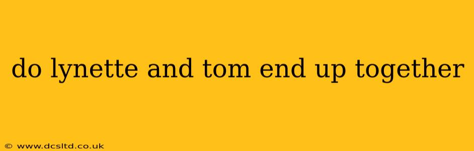 do lynette and tom end up together