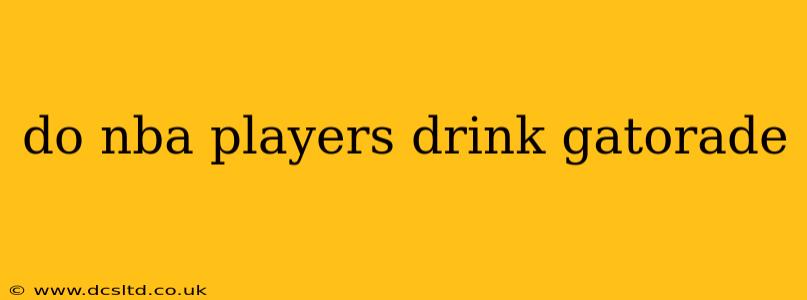 do nba players drink gatorade