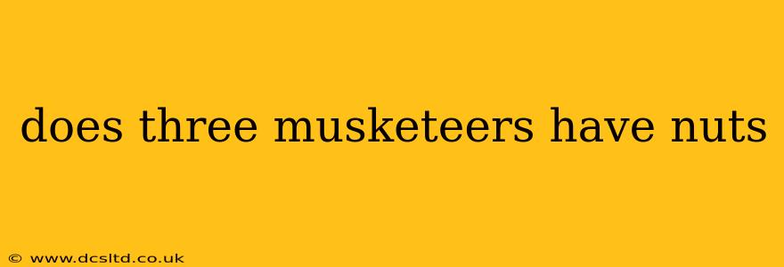 does three musketeers have nuts