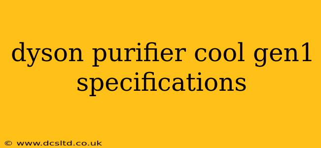 dyson purifier cool gen1 specifications