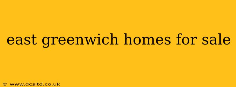 east greenwich homes for sale