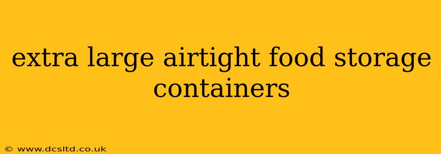 extra large airtight food storage containers