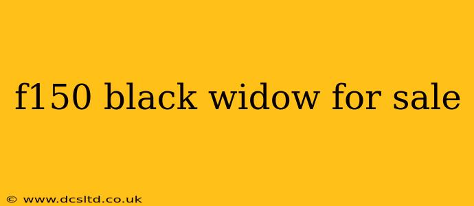 f150 black widow for sale