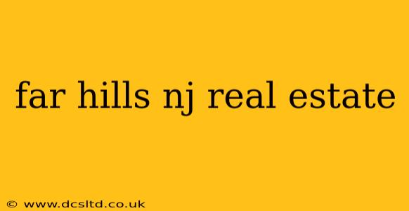 far hills nj real estate