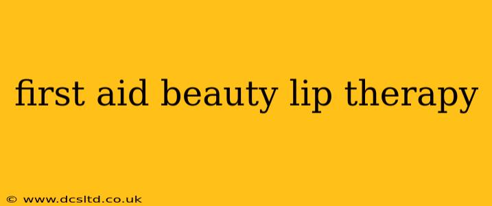 first aid beauty lip therapy
