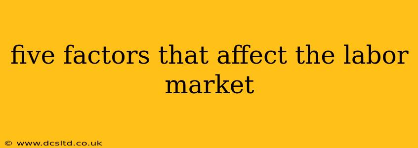 five factors that affect the labor market