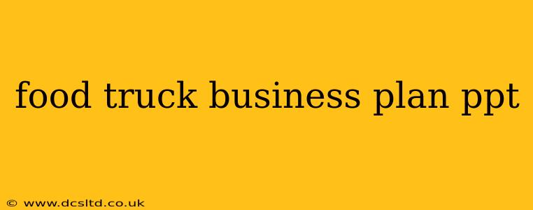 food truck business plan ppt